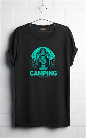 Falco Kamp Temalı Baskılı T-shirt - B