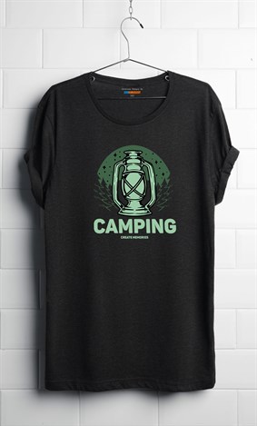 Falco Kamp Temalı Baskılı T-shirt - B