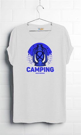 Falco Kamp Temalı Baskılı T-shirt - W