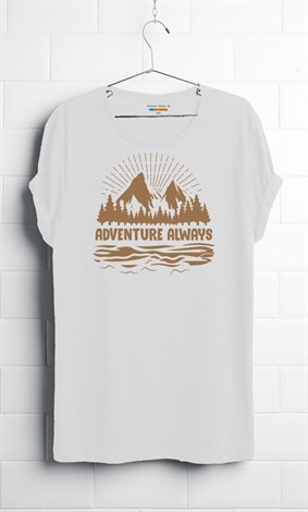 Fiore Kamp Temalı Baskılı T-shirt - W