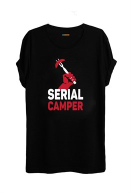 Olfo Kamp Temalı Baskılı T-shirt - B