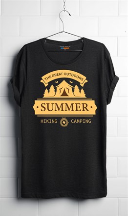 Sette Kamp Temalı Baskılı T-shirt - B