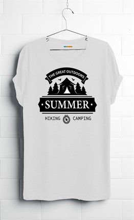 Sette Kamp Temalı Baskılı T-shirt - W