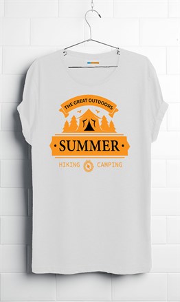 Sette Kamp Temalı Baskılı T-shirt - W