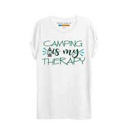 Spiga Kamp Temalı Baskılı T-shirt - W